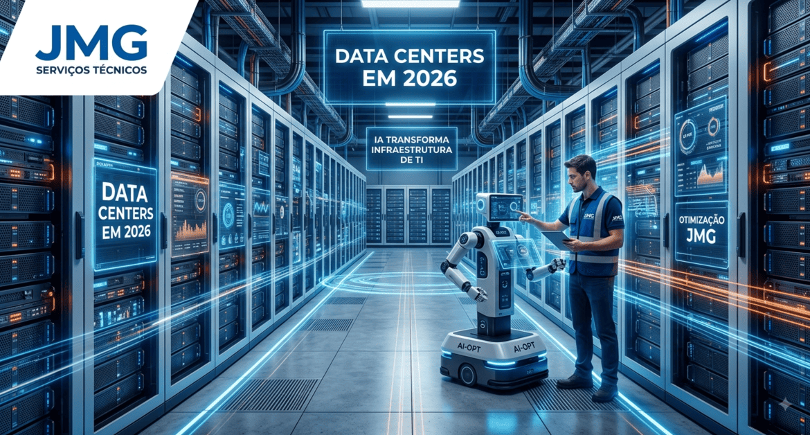 Foto Data Center 2026 com IA
